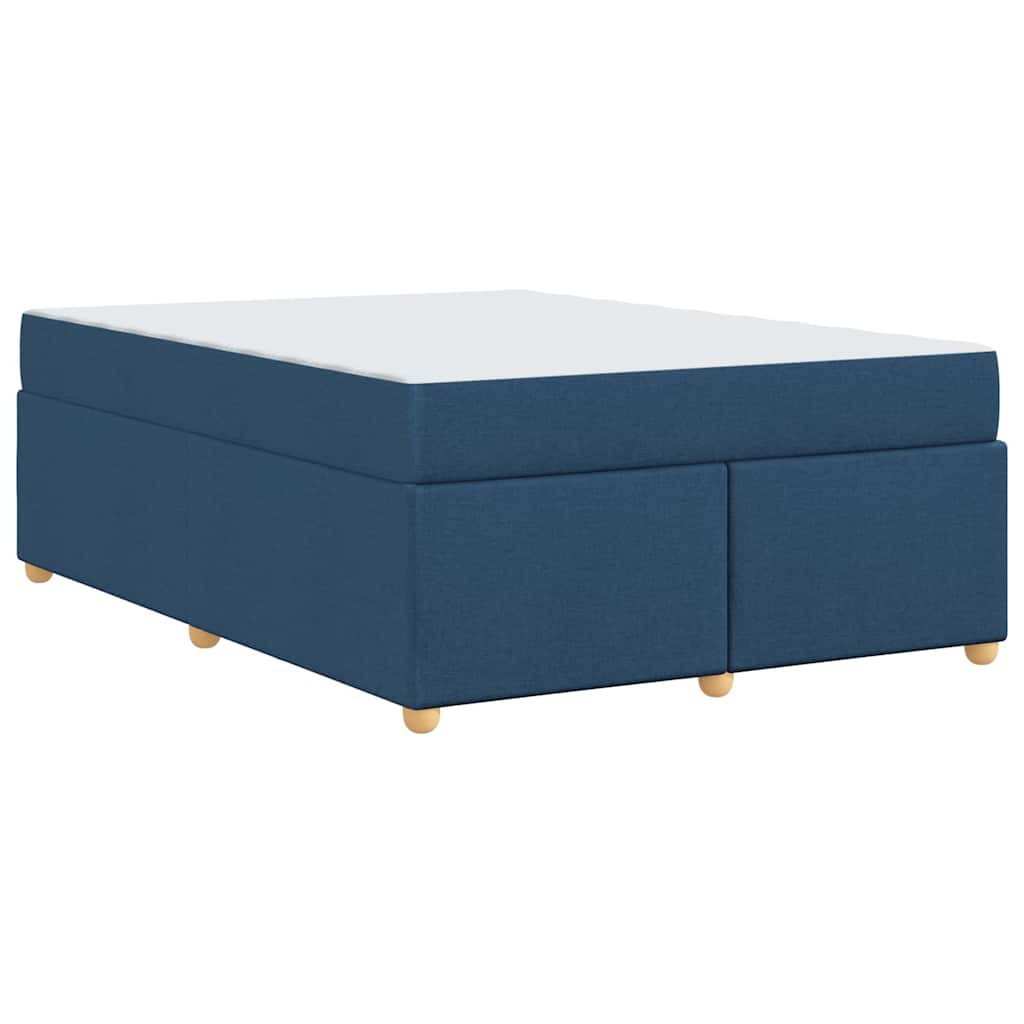 Σκελετός Κρεβατιού με στρώμα Μπλε 160 x 200 cm ύφασμα - Pakobazaar