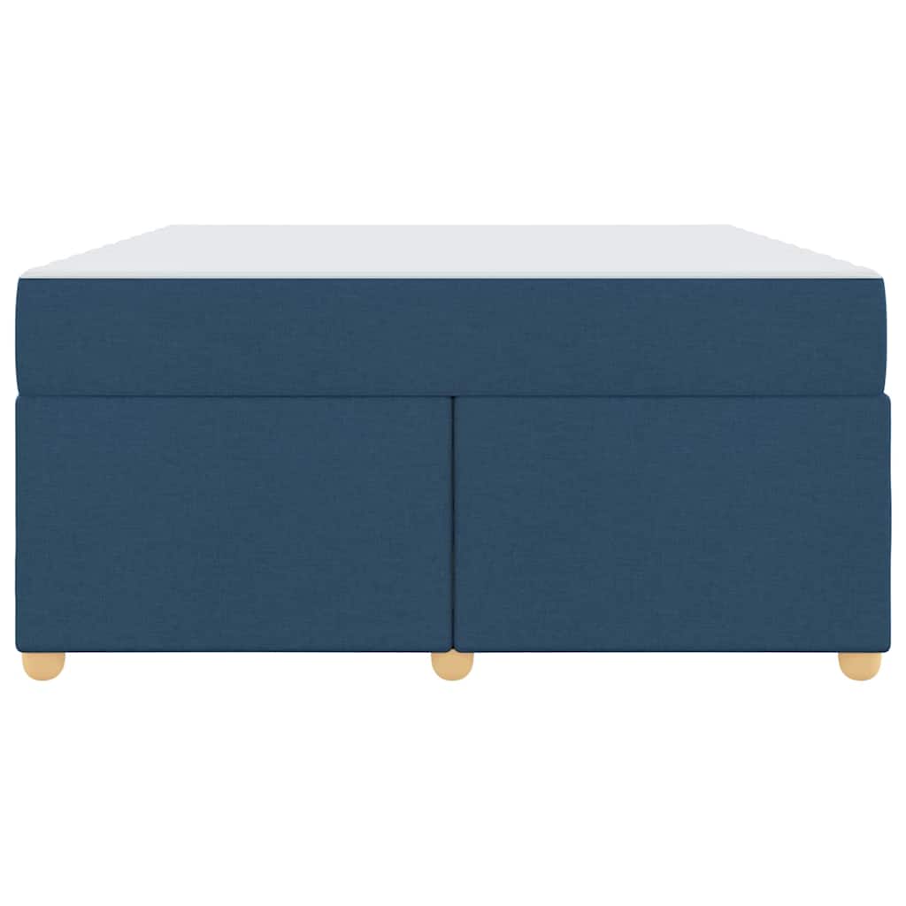 Σκελετός Κρεβατιού με στρώμα Μπλε 160 x 200 cm ύφασμα - Pakobazaar