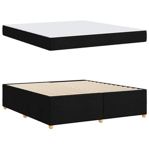 Σκελετός Κρεβατιού με στρώμα Μαύρο 180 x 200 cm ύφασμα - Pakobazaar