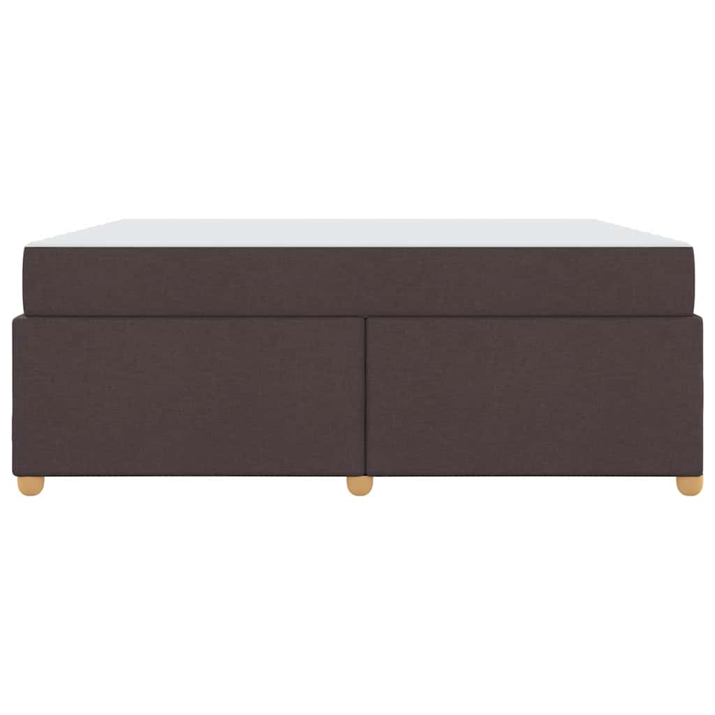 Σκελετός Κρεβατιού με στρώμα Σκούρο Καφέ 180 x 200 cm ύφασμα