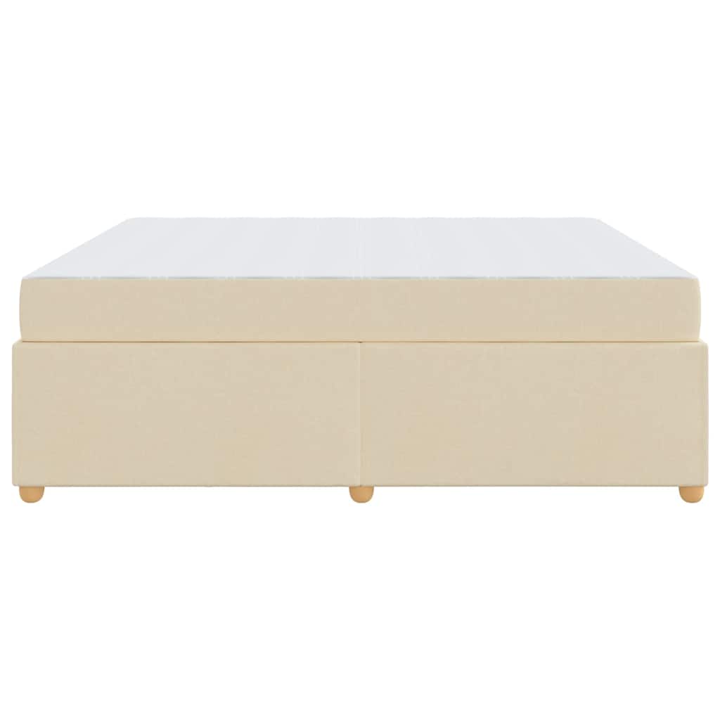 Σκελετός Κρεβατιού με στρώμα Κρεμ 180 x 200 cm ύφασμα