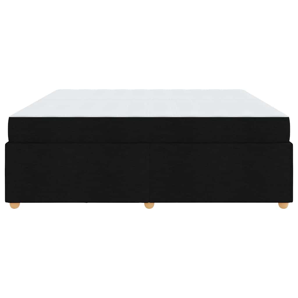 Σκελετός Κρεβατιού με στρώμα Μαύρο 200 x 200 cm ύφασμα - Pakobazaar