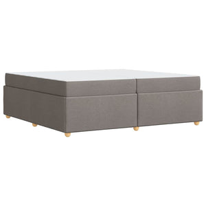 Σκελετός Κρεβατιού με στρώμα Taupe 200 x 200 cm ύφασμα - Pakobazaar