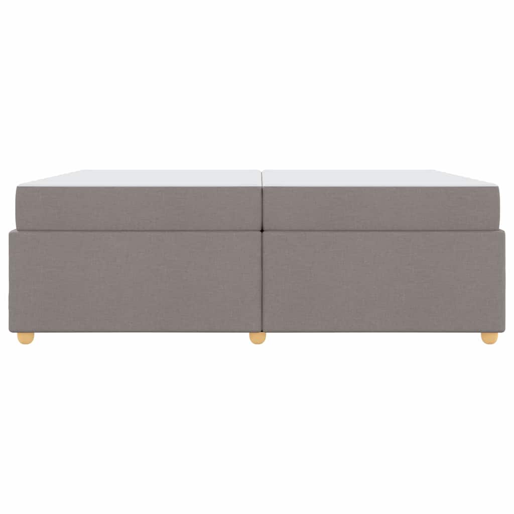 Σκελετός Κρεβατιού με στρώμα Taupe 200 x 200 cm ύφασμα