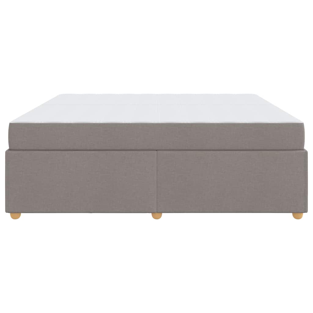 Σκελετός Κρεβατιού με στρώμα Taupe 200 x 200 cm ύφασμα