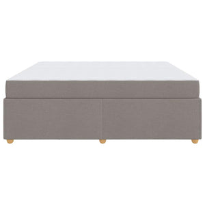 Σκελετός Κρεβατιού με στρώμα Taupe 200 x 200 cm ύφασμα - Pakobazaar