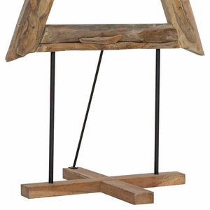 Χριστουγεννιάτικο Δέντρο με βάση Καφέ 181 cm Μασίφ ξύλο teak - Pakobazaar