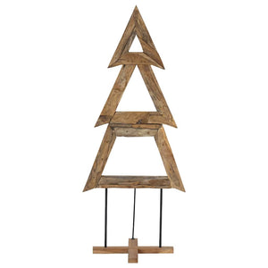 Χριστουγεννιάτικο Δέντρο με βάση Καφέ 181 cm Μασίφ ξύλο teak - Pakobazaar