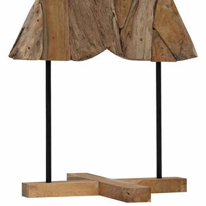 Χριστουγεννιάτικο Δέντρο με βάση Καφέ 151 cm Μασίφ ξύλο teak - Pakobazaar