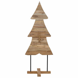 Χριστουγεννιάτικο Δέντρο με βάση Καφέ 151 cm Μασίφ ξύλο teak - Pakobazaar