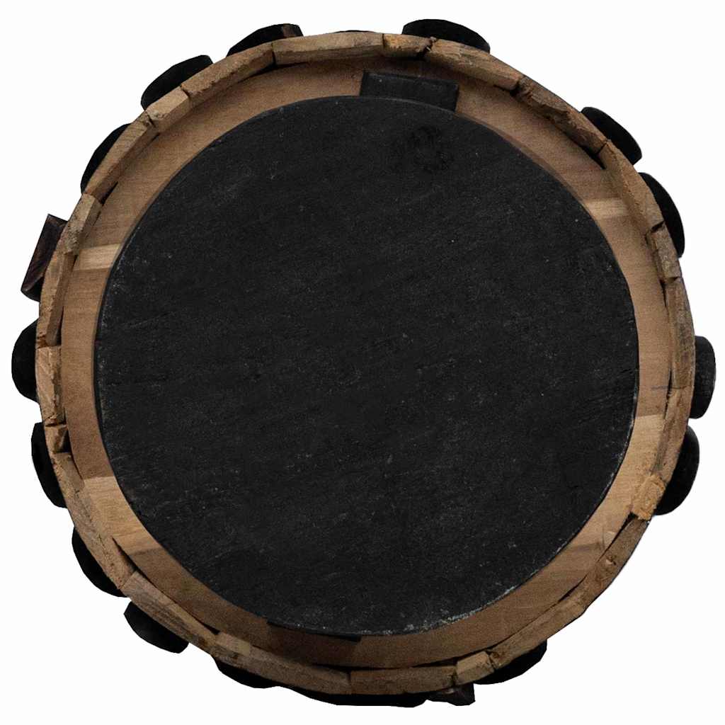 Χριστουγεννιάτικο Δέντρο με βάση Καφέ 149 cm Μασίφ ξύλο teak - Pakobazaar