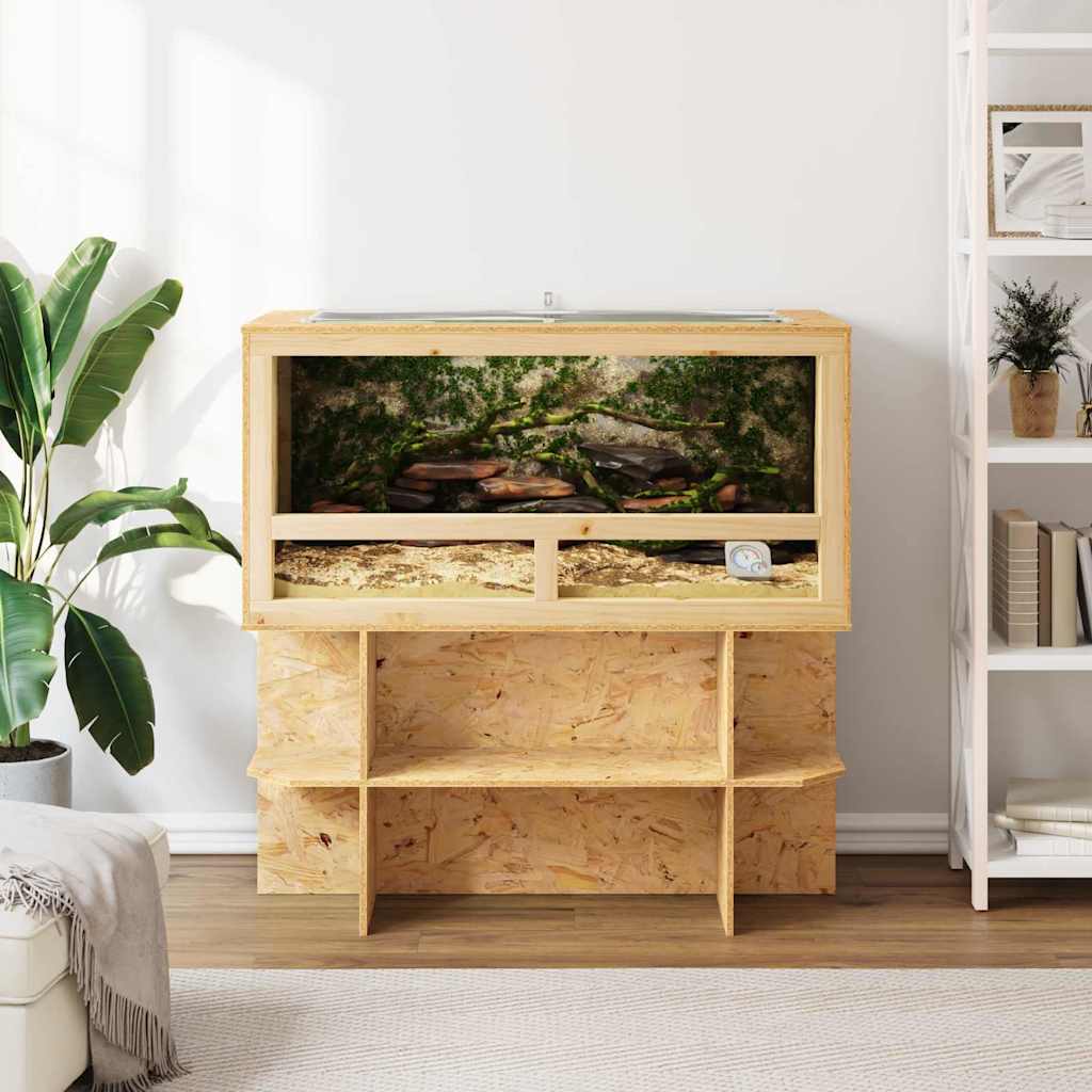 Terrarium Καφέ 100 x 50 x 100 cm OSB