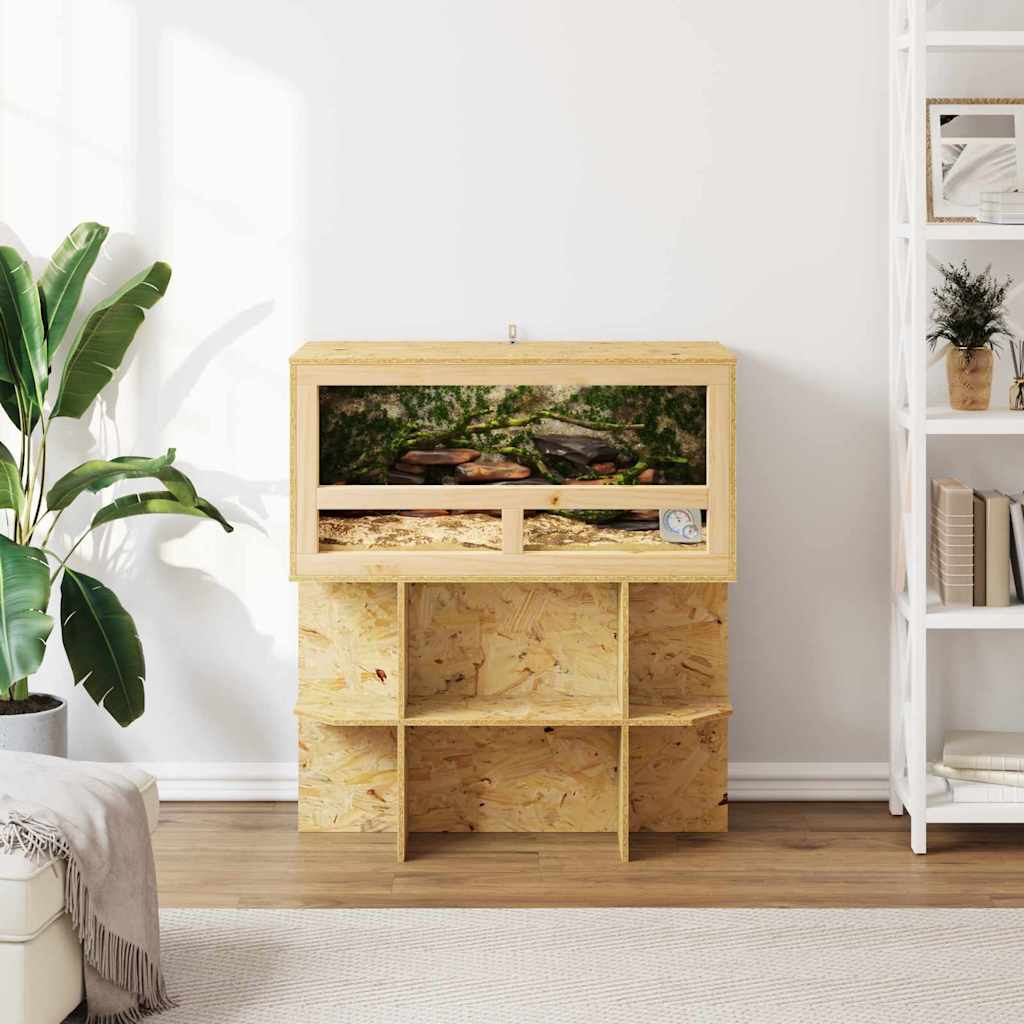 Terrarium Καφέ 80 x 40 x 90 εκ OSB