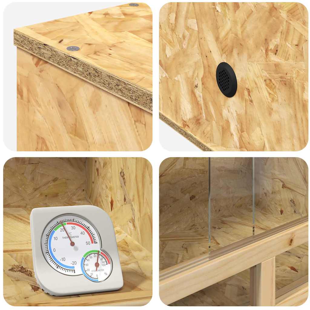 Terrarium Καφέ 60 x 30 x 80 εκ OSB - Pakobazaar