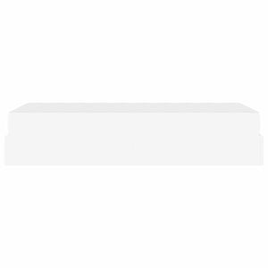Σκελετός κρεβατιού με στρώμα με στρώμα 2 pcs Λευκό PVC - Pakobazaar