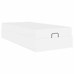 Σκελετός κρεβατιού με στρώμα με στρώμα 2 pcs Λευκό PVC - Pakobazaar