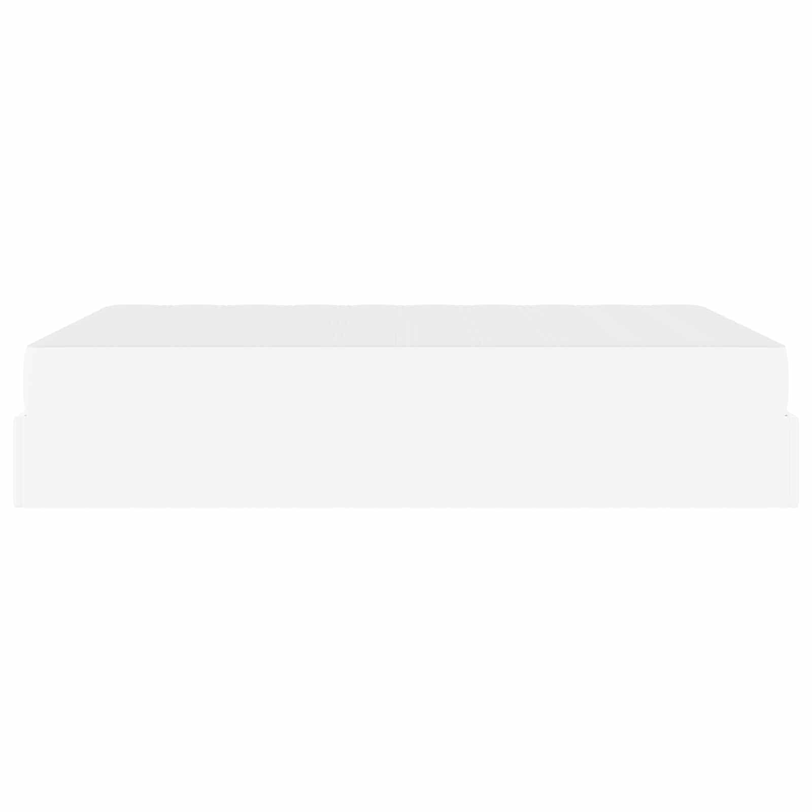 Σκελετός κρεβατιού με στρώμα με στρώμα 2 pcs Λευκό PVC - Pakobazaar