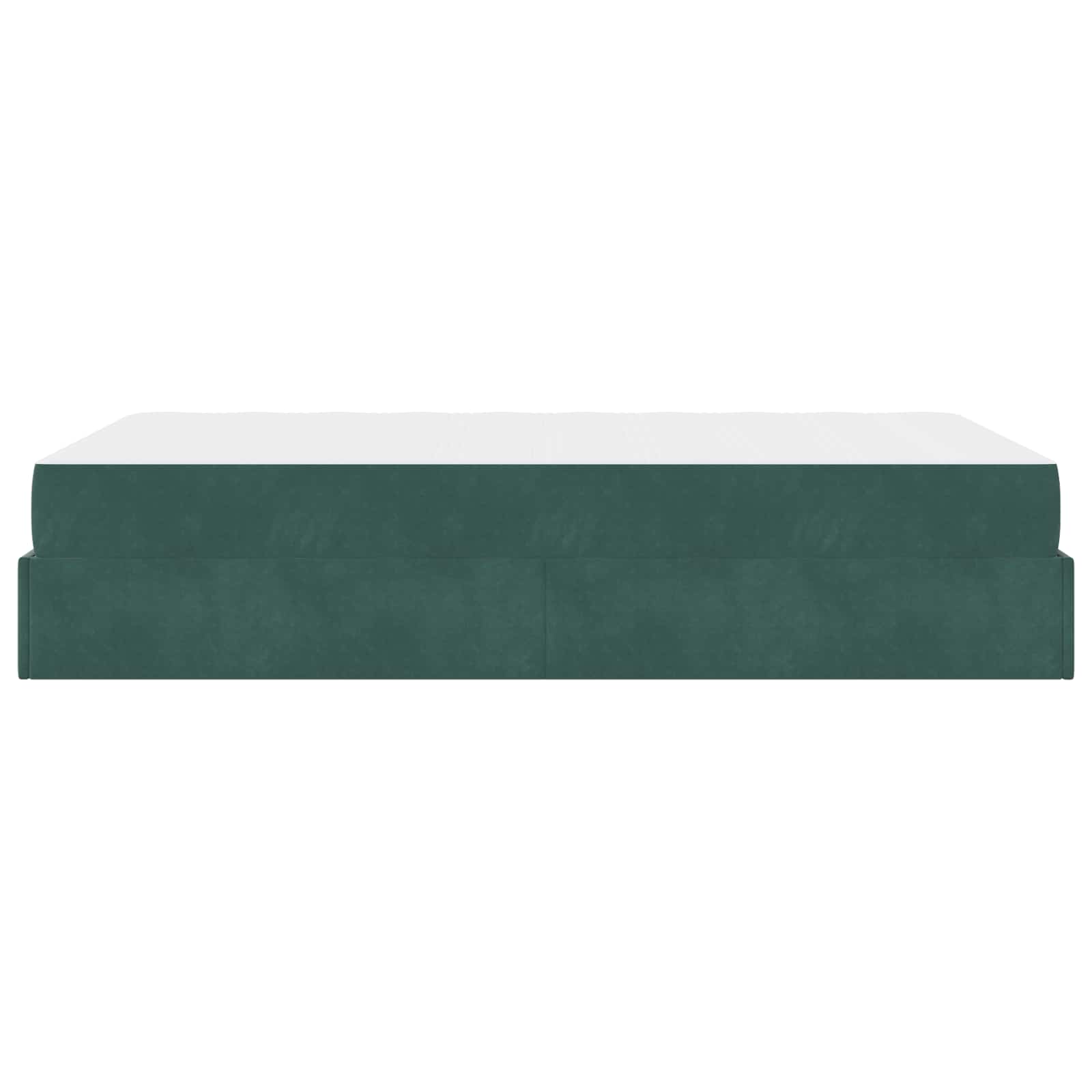 Σκελετός κρεβατιού με στρώμα με στρώμα 2 pcs Πράσινο Βελούδο - Pakobazaar