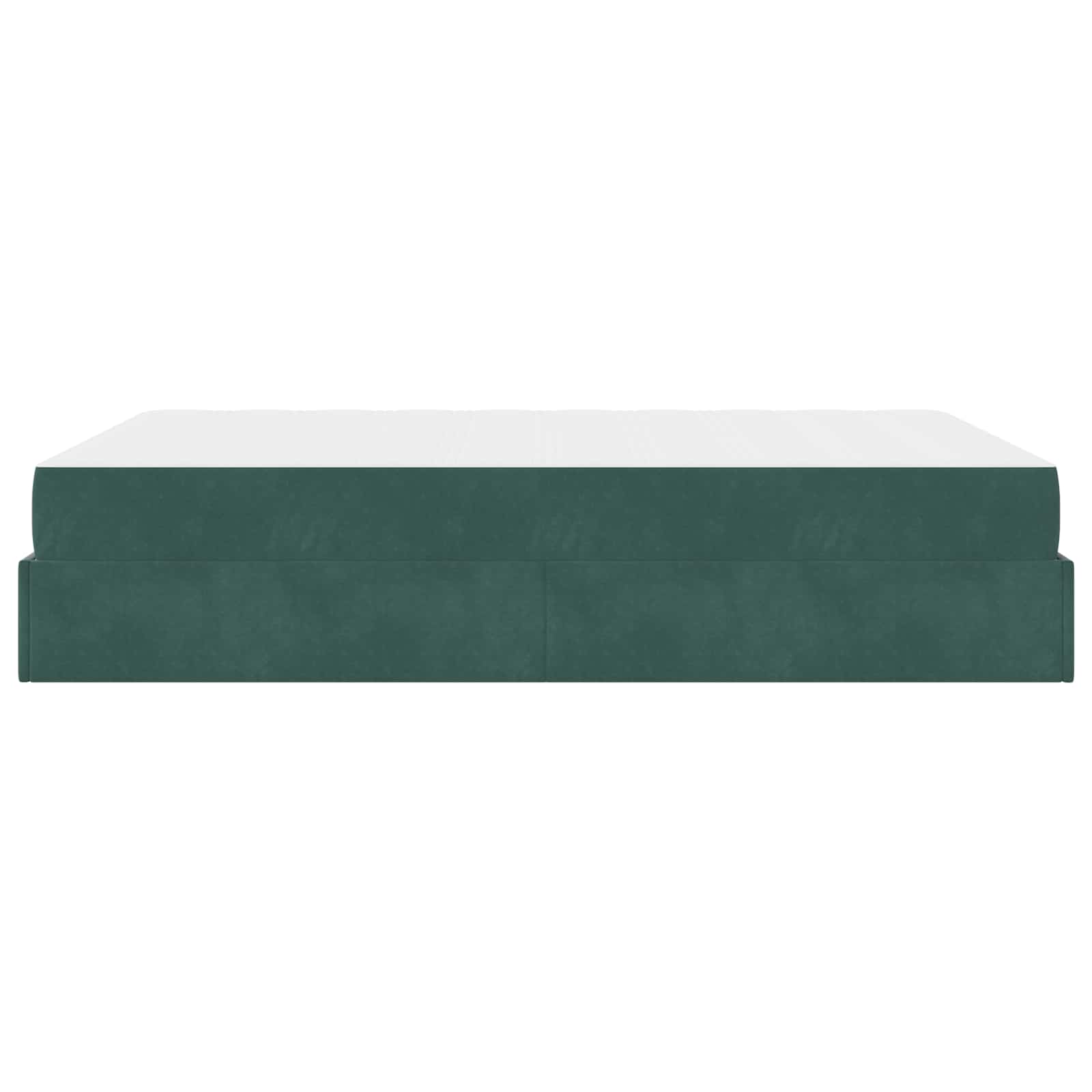 Σκελετός κρεβατιού με στρώμα με στρώμα 2 pcs Πράσινο Βελούδο - Pakobazaar