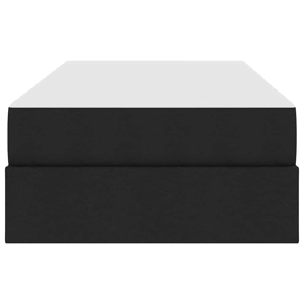 Κρεβάτι με αποθηκευτικό χώρο και στρώμα Μαύρο 90 x 200 cm - Pakobazaar