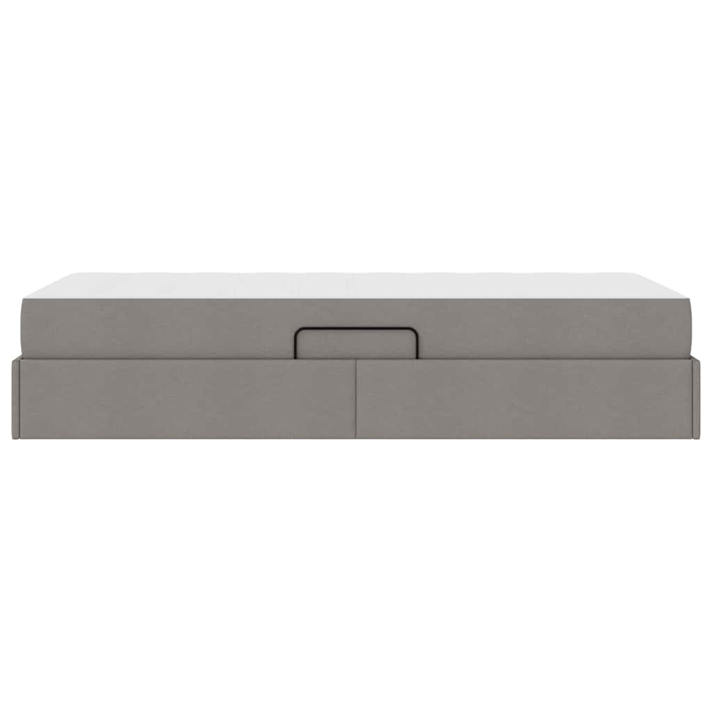 Κρεβάτι με αποθηκευτικό χώρο και στρώμα Taupe 100 x 200 cm