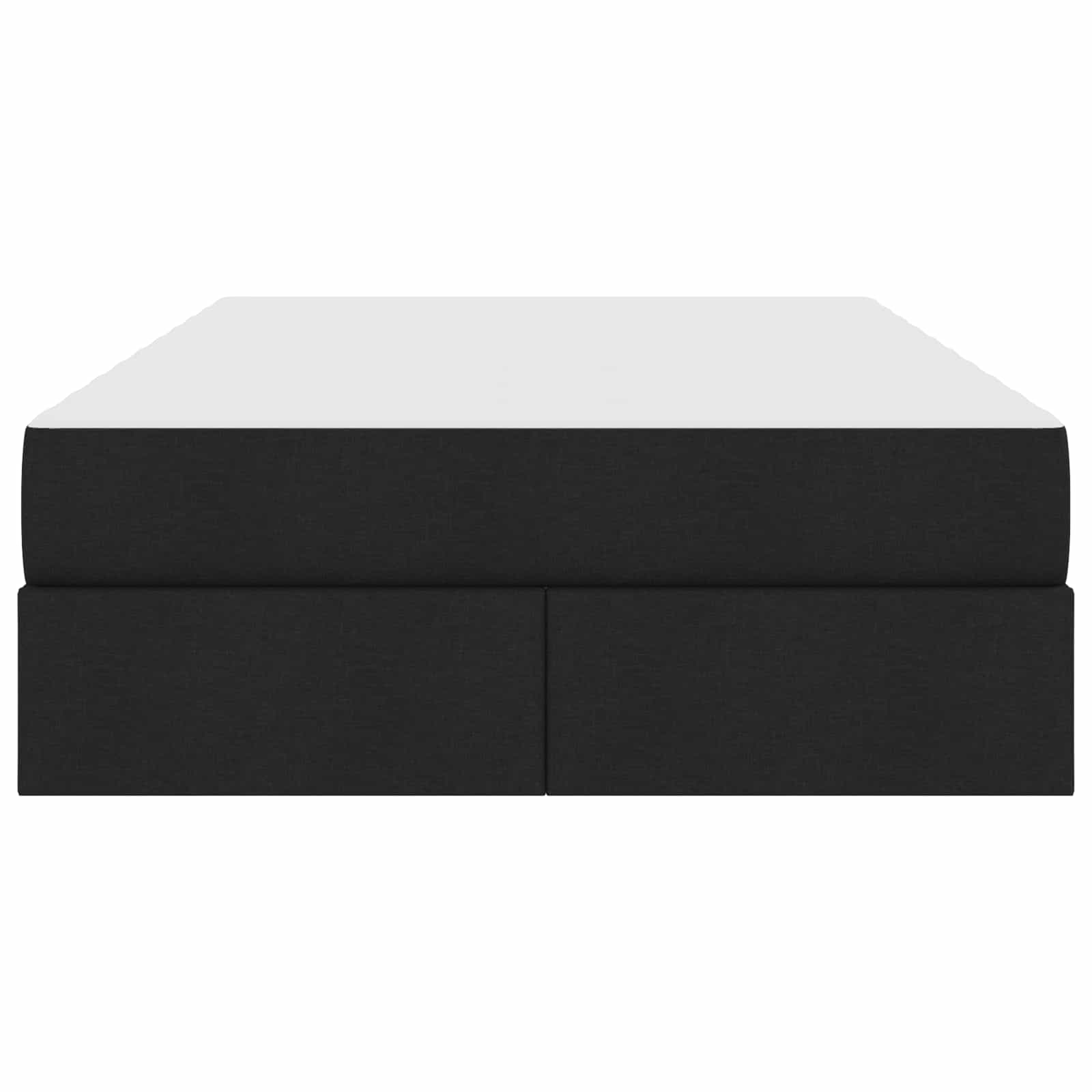 Κρεβάτι με αποθηκευτικό χώρο και στρώμα Μαύρο 120 x 190 cm - Pakobazaar