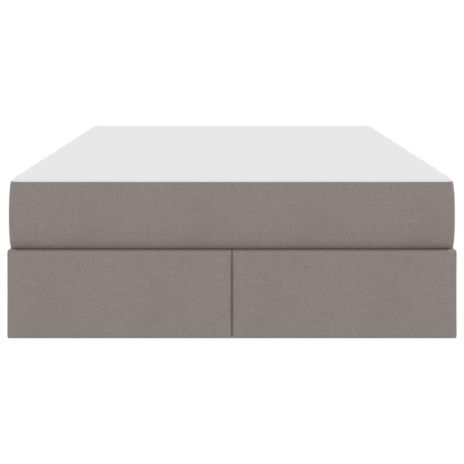 Κρεβάτι με αποθηκευτικό χώρο και στρώμα Taupe 120 x 190 cm