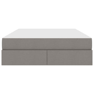 Κρεβάτι με αποθηκευτικό χώρο και στρώμα Taupe 140 x 190 cm