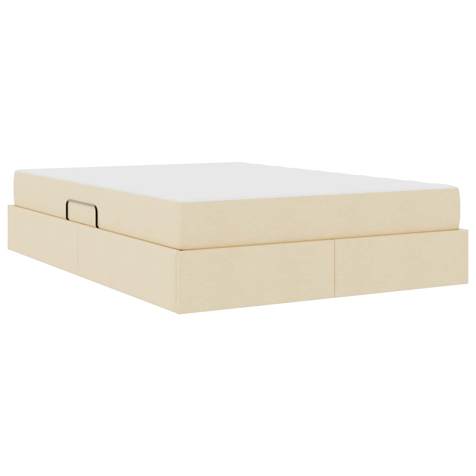 Κρεβάτι με αποθηκευτικό χώρο και στρώμα Κρεμ 140 x 200 cm