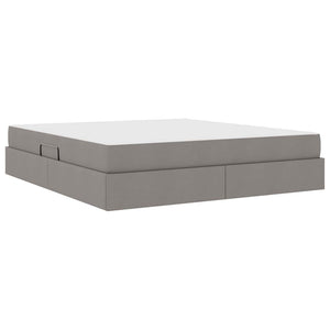 Κρεβάτι με αποθηκευτικό χώρο και στρώμα Taupe 160 x 200 cm
