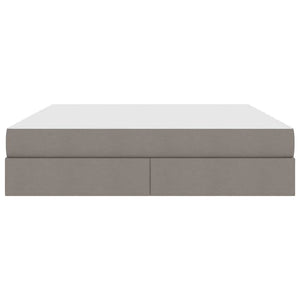 Κρεβάτι με αποθηκευτικό χώρο και στρώμα Taupe 160 x 200 cm