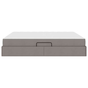 Κρεβάτι με αποθηκευτικό χώρο και στρώμα Taupe 160 x 200 cm