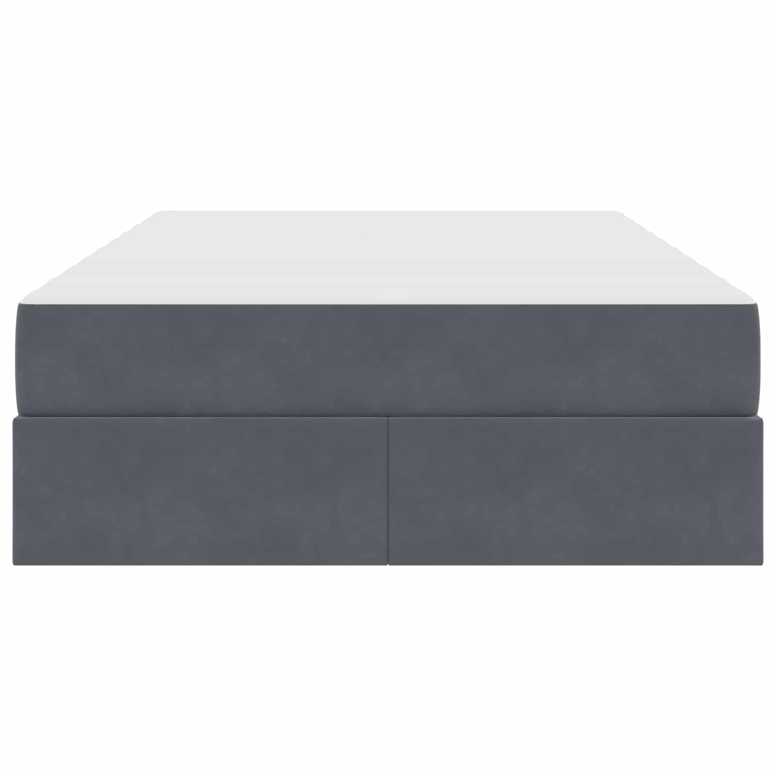 Κρεβάτι με αποθηκευτικό χώρο και στρώμα με στρώμα Σκούρο Γκρι