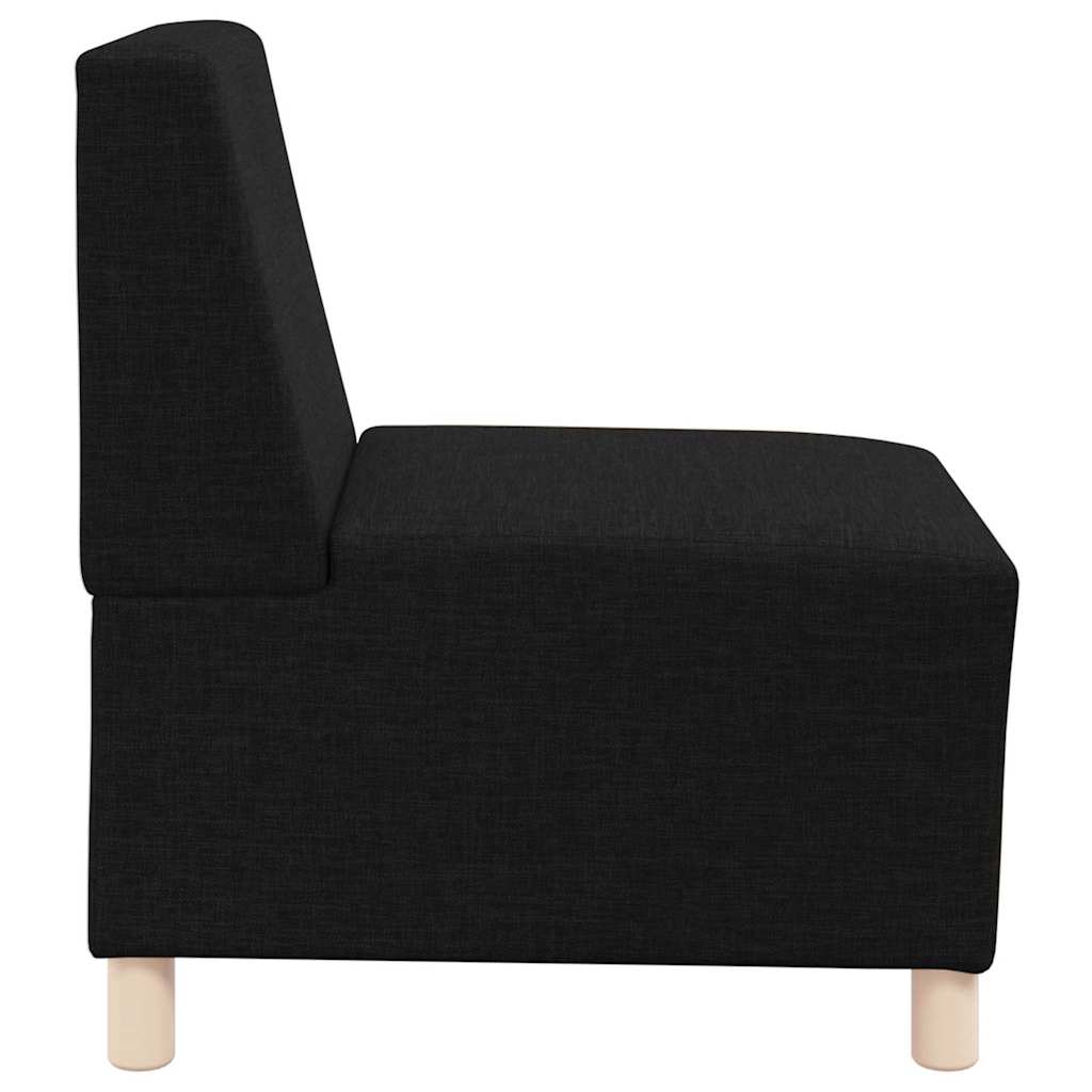 Μοναδικός Καναπές χωρίς Χερούλια 3 pcs Μαύρο 55 x 74 x 82 εκ.