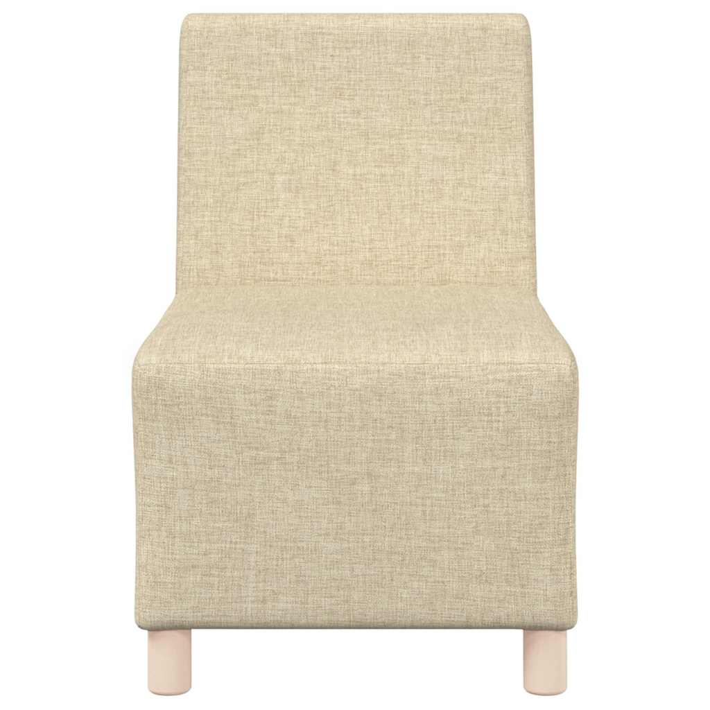 Μοναδικός Καναπές χωρίς Χερούλια 3 pcs Κρεμ 55 x 74 x 82 εκ.