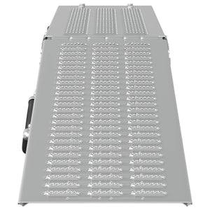 Πτυσσόμενη ράμπα 200kg ανά ράμπα 2 pcs Ασημί 166 x 23 x 4,5 εκ - Pakobazaar