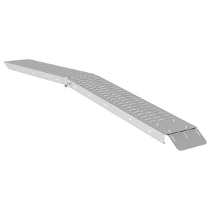 Πτυσσόμενη ράμπα 200kg ανά ράμπα Ασημί 186 x 23 x 4,5 εκ - Pakobazaar