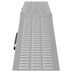 Πτυσσόμενη ράμπα 200kg ανά ράμπα Ασημί 186 x 23 x 4,5 εκ - Pakobazaar