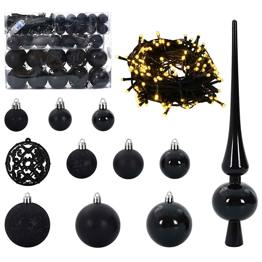 Τεχνητό προφωτισμένο Χριστουγεννιάτικο δέντρο Ασημί 150 cm PET - Pakobazaar