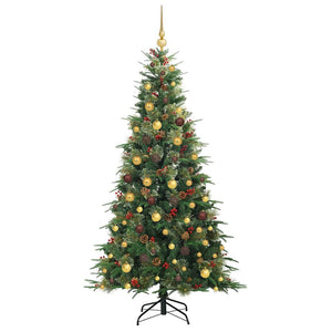 Τεχνητό Χριστουγεννιάτικο Δέντρο με Άξονα Πράσινο 210 cm - Pakobazaar