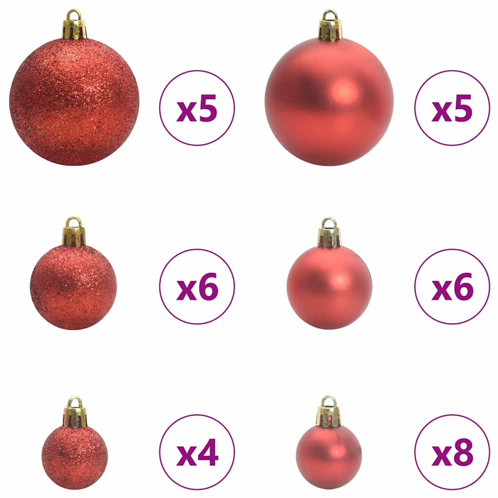 Τεχνητό Χριστουγεννιάτικο Δέντρο με Άξονα με βάση Λευκό 120 cm