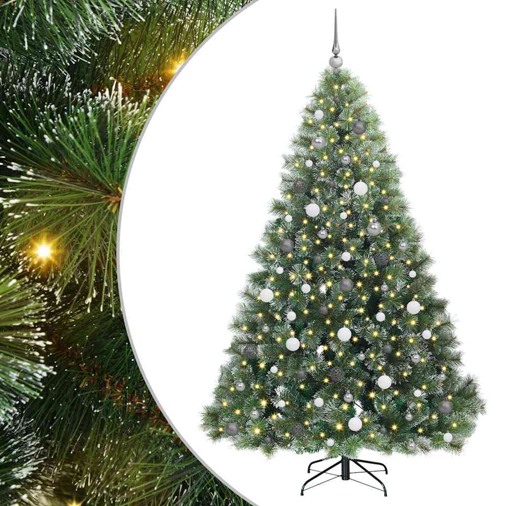 Τεχνητό Χριστουγεννιάτικο Δέντρο Πράσινο 210 cm ΠΕ και PVC - Pakobazaar