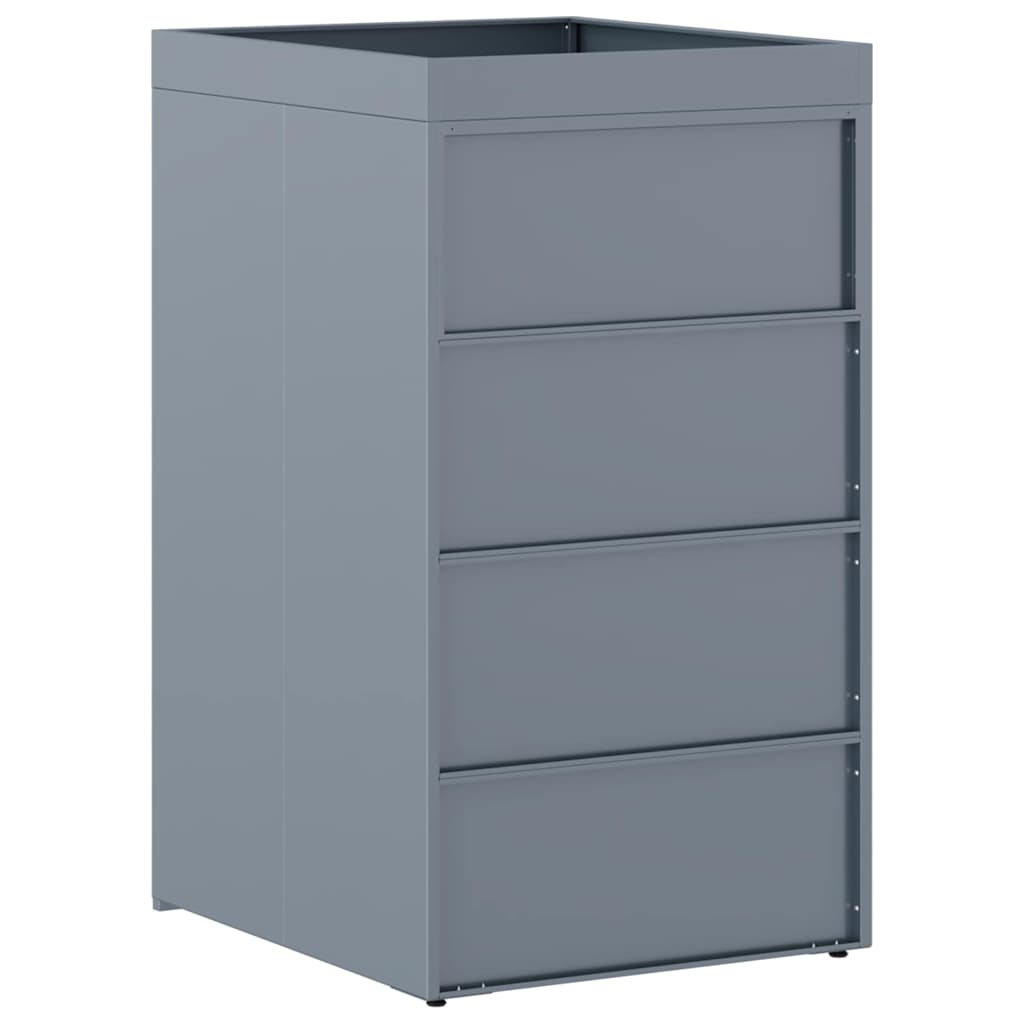 Αποθήκευση Κάδου Ρόδας με Στέγη Πλανοστρόφιγγας για Μοναδικό Κάδο 240L