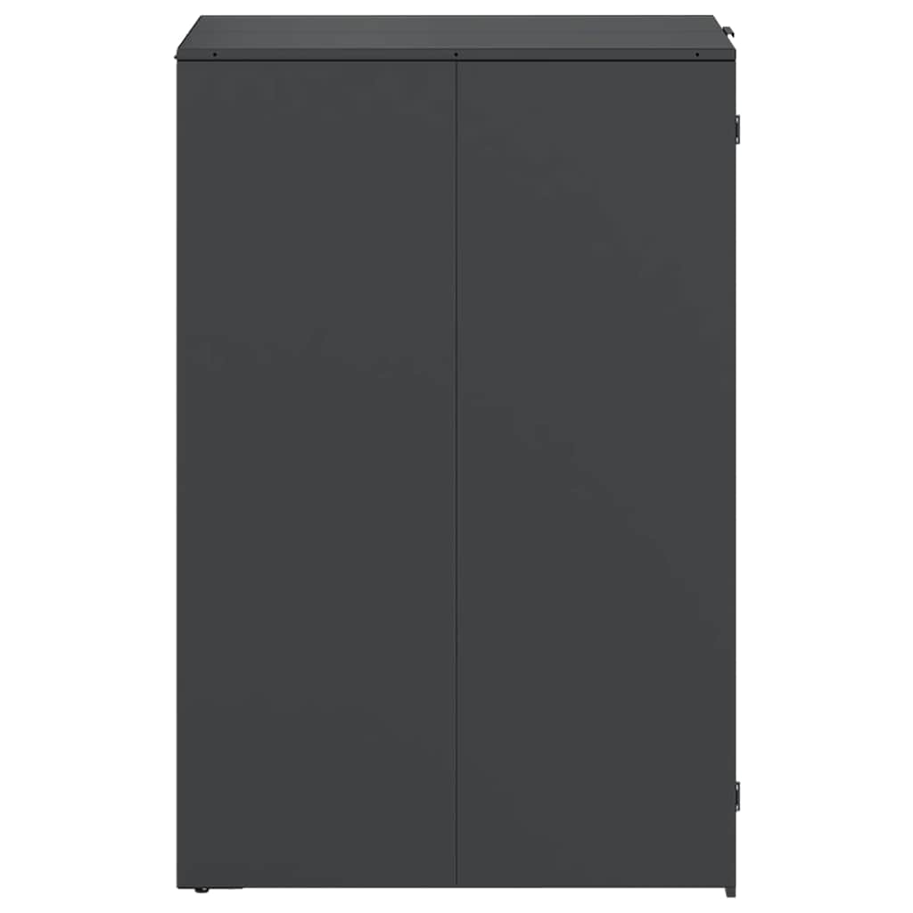 Αποθήκευση Κάδου με Καπάκι Αερίου για Κάδο 240L Ανθρακί Ατσάλι - Pakobazaar