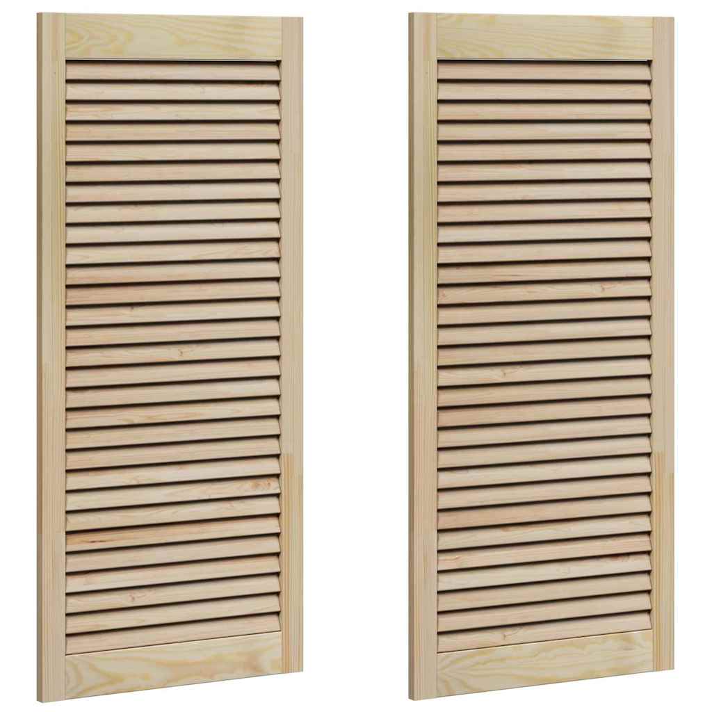 Πόρτα Ντουλάπας με πόρτα 2 pcs Φυσικό 49,5 x 2,1 x 110 εκ - Pakobazaar