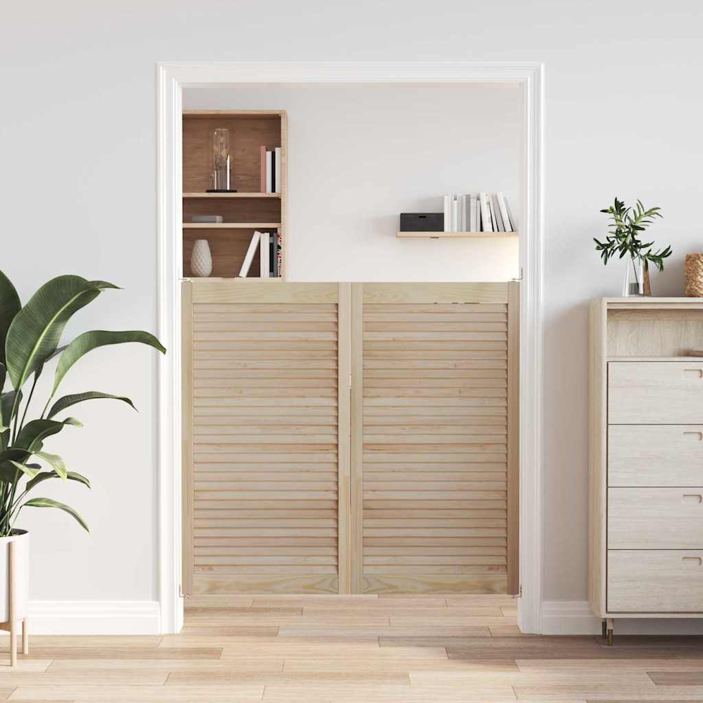 Πόρτα Ντουλάπας με πόρτα 2 pcs Φυσικό 110 x 2,1 x 59,5 cm - Pakobazaar