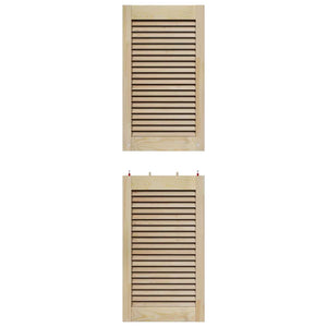 Πόρτα Ντουλάπας με πόρτα 2 pcs Φυσικό 140,5 x 2,1 x 39,5 cm - Pakobazaar