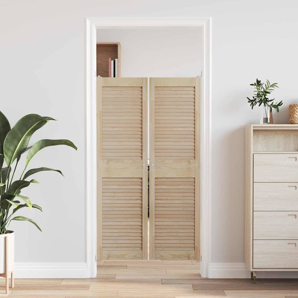 Πόρτα Ντουλάπας με πόρτα 2 pcs Φυσικό 140,5 x 2,1 x 39,5 cm - Pakobazaar
