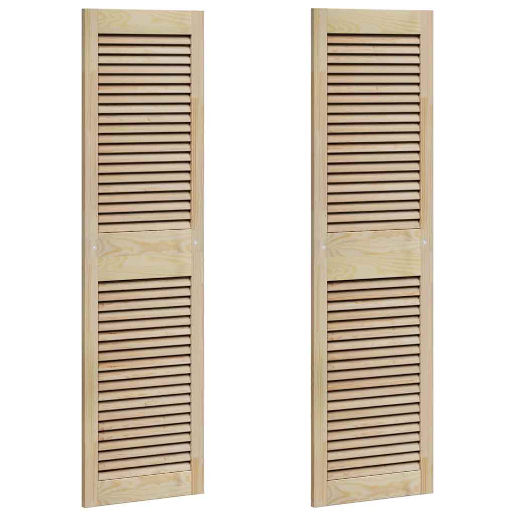 Πόρτα Ντουλάπας με πόρτα 2 pcs Φυσικό 140,5 x 2,1 x 39,5 cm - Pakobazaar