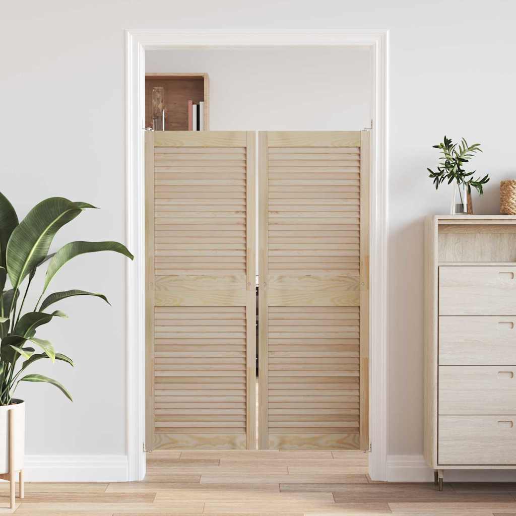 Πόρτα Ντουλάπας με πόρτα 2 pcs Φυσικό 49,5 x 2,1 x 140,5 εκ - Pakobazaar